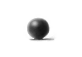 ペンタブで描いた球体